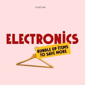 Electronics Closet Sign